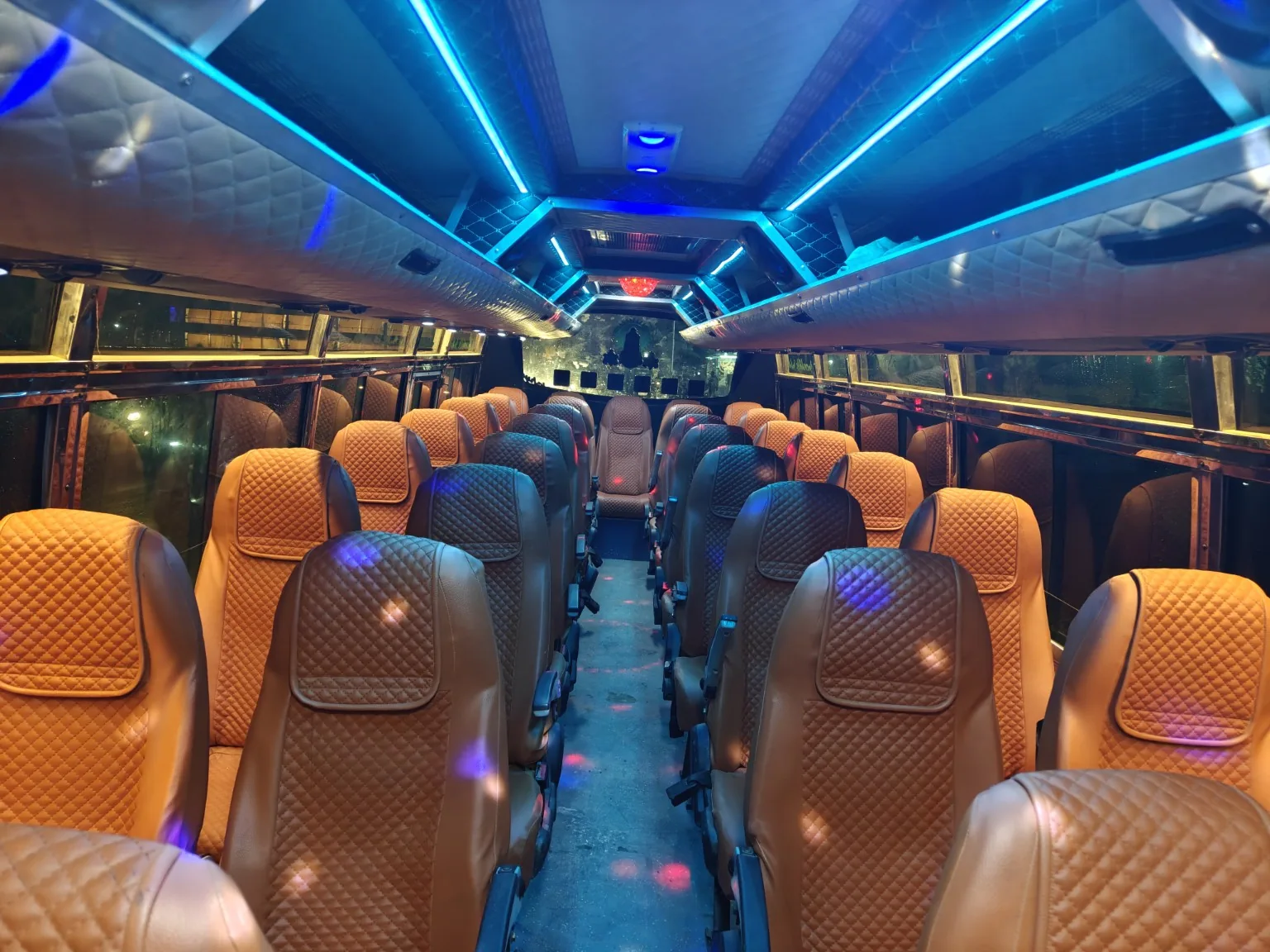 Coach Interior Blue